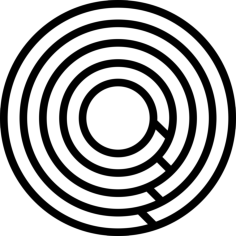 Race Track Line Art Svg Vector, Free Vectors File